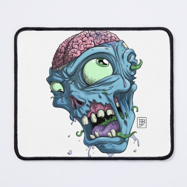 Item preview, ugly skull with brain out art designed and sold by Xippy Art.