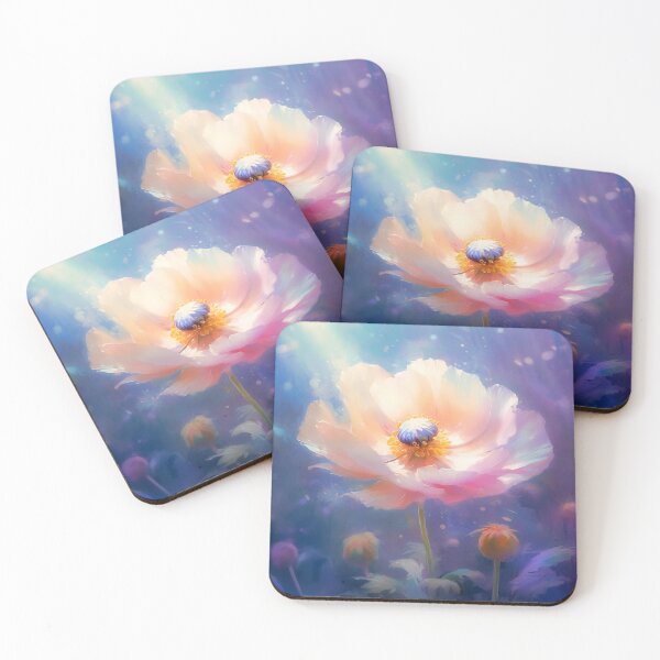 Item preview, Glowing pastel poppies 3 designed and sold by Art by Lilia.