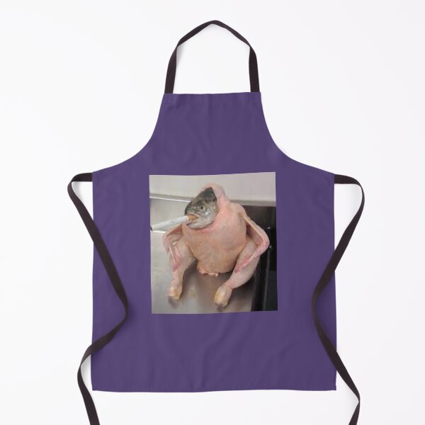 Item preview, cursed images fish chicken Throw Pillow designed and sold by qnfhxhoz72.