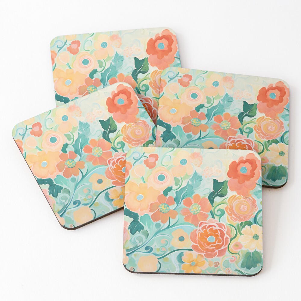 Item preview, Coasters (Set of 4) designed and sold by tropicaltee.