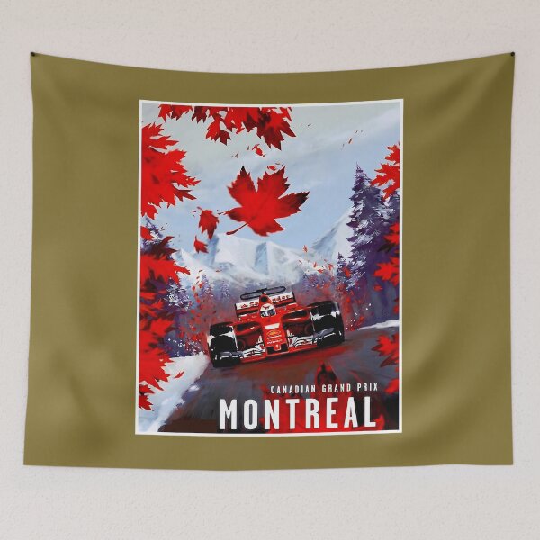 Item preview, CANADIAN GRAND PRIX  Vintage Montreal Auto Racing Advertising Print 	 	 designed and sold by pclqngfov47.
