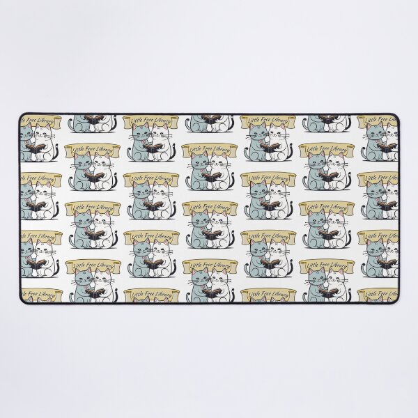 Item preview, Little Free Library cute cats reading designed and sold by Outofdream1.