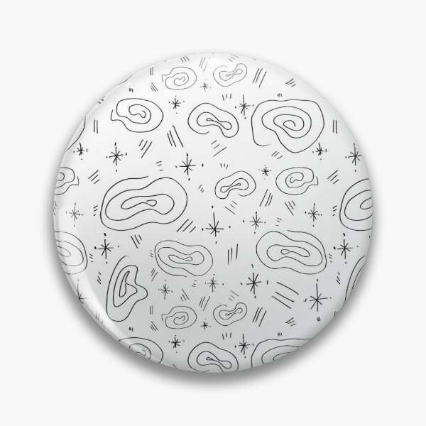Item preview, Abstract doodle spiral stroke simple fun pattern designed and sold by Yana Mustafina | Boho Soulful Designs.