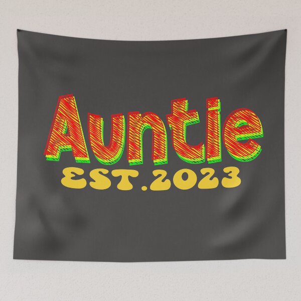 Item preview, Auntie est 2023 designed and sold by Colorfulman.