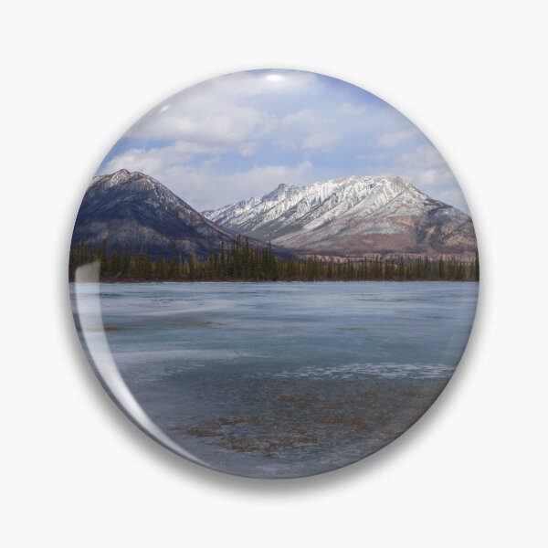 Item preview, Gargoyle Mountain and Frozen Athabasca River designed and sold by rawshutterbug.