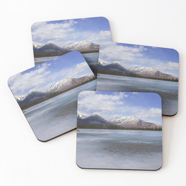 Item preview, Gargoyle Mountain and Frozen Athabasca River designed and sold by rawshutterbug.