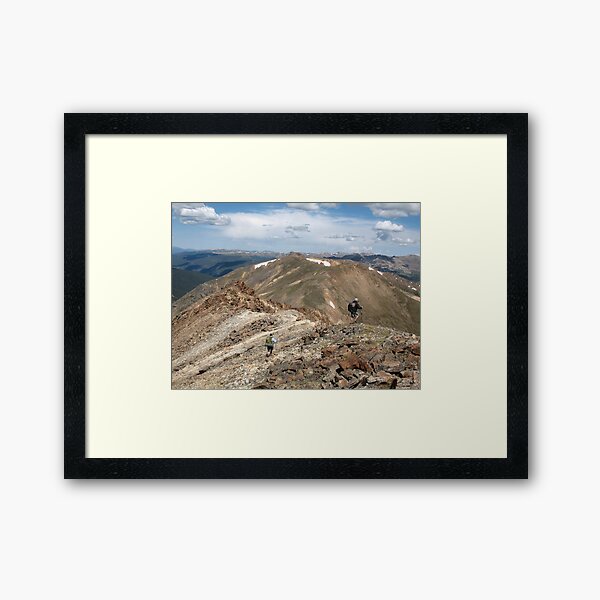 Walking the Backbone Framed Art Print