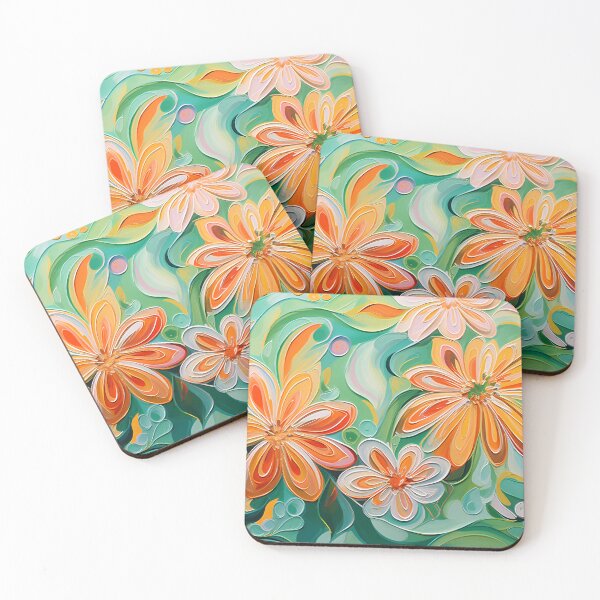 Item preview, Abstract Flower Pattern designed and sold by tropicaltee.