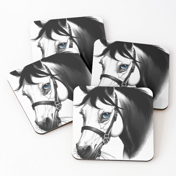 Artikelvorschau, monochromes Pferd entworfen und verkauft von Animal-Avenue.