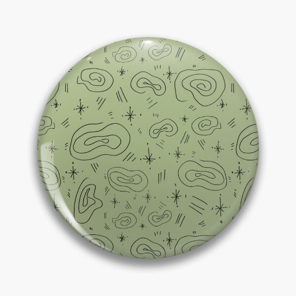 Item preview, Abstract doodle spiral stroke pastel green pattern designed and sold by Yana Mustafina | Boho Soulful Designs.