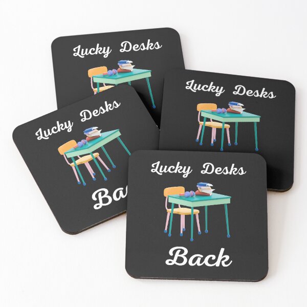 Item preview, Lucky Desks Back Lucky Desks Back to School School Spirit Productive Workspace Organized Learning T-Shirt designed and sold by Customize Shirts.