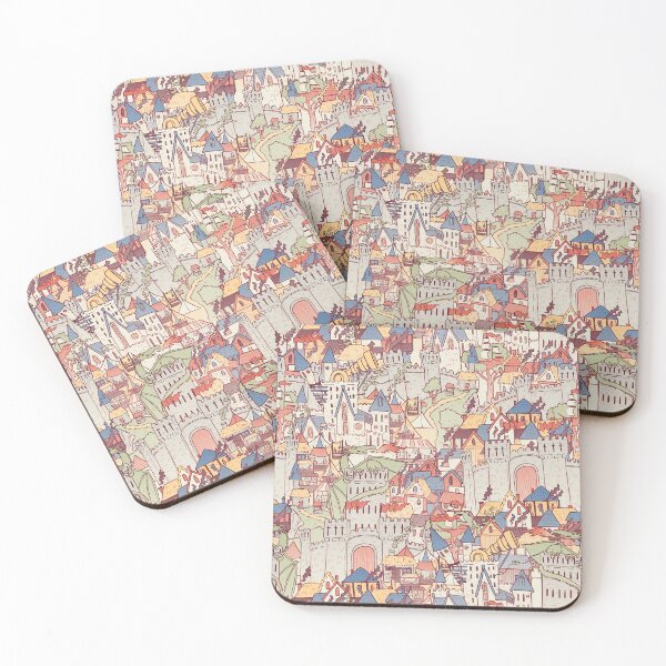 Item preview, Medieval Fantasy City, parade day colours designed and sold by lurepeating.