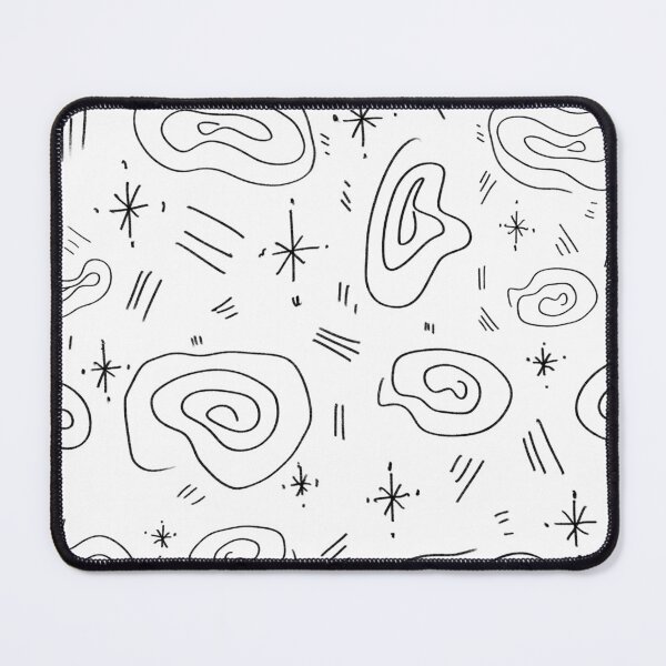Item preview, Abstract doodle spiral stroke fun seamless pattern designed and sold by Yana Mustafina | Boho Soulful Designs.