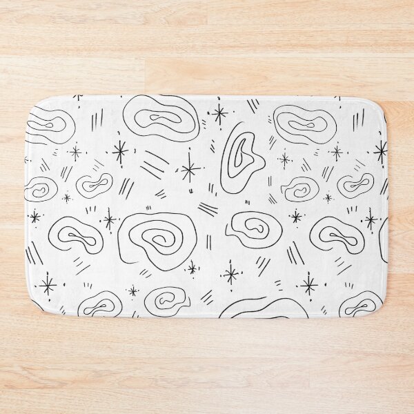 Item preview, Abstract doodle spiral stroke fun seamless pattern designed and sold by Yana Mustafina | Boho Soulful Designs.