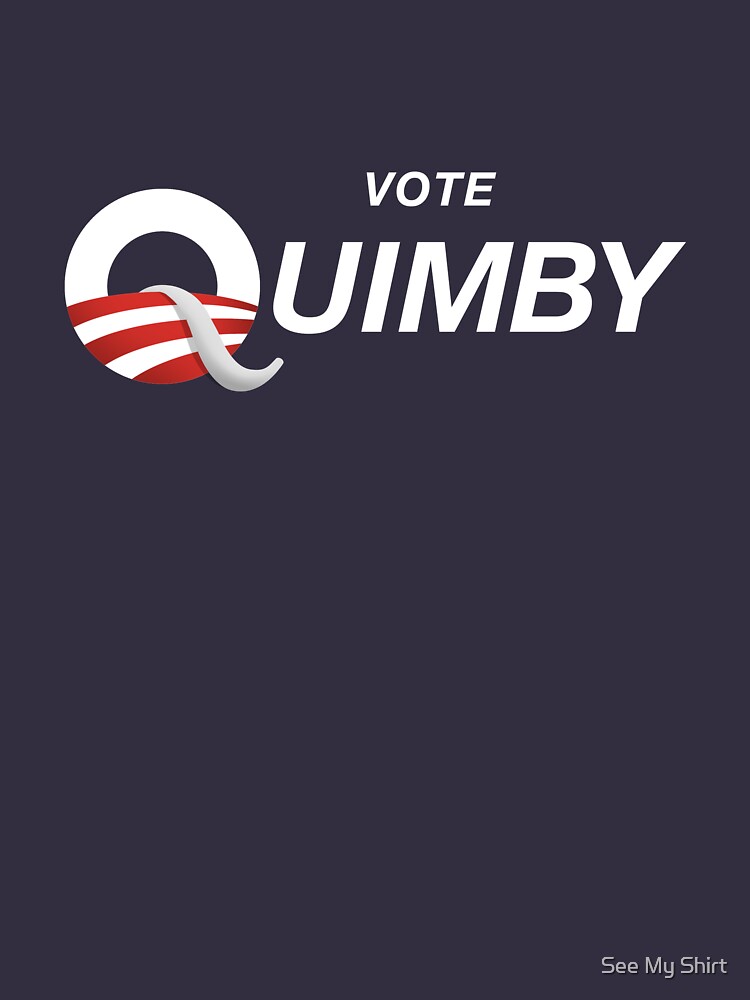 "Vote Quimby" Tshirt for Sale by SerJanos Redbubble voter tshirts