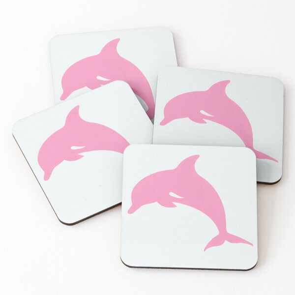 Item preview, Minimal Hot Pink Dolphin  designed and sold by pocketart2023.
