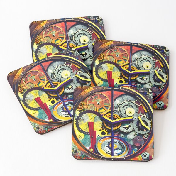 Item preview, Complex Clockwork Multi-coloured Abstract Vol 7 designed and sold by Artekinium.