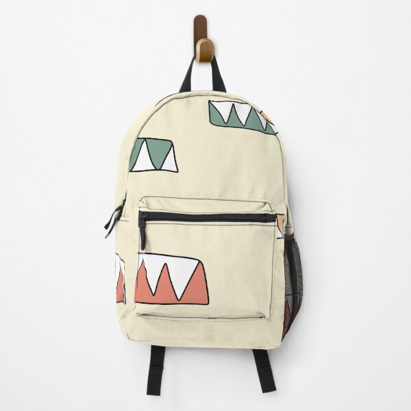 Item preview, Horizontal triangle kid fun beige geometry pattern designed and sold by Yana Mustafina | Boho Soulful Designs.