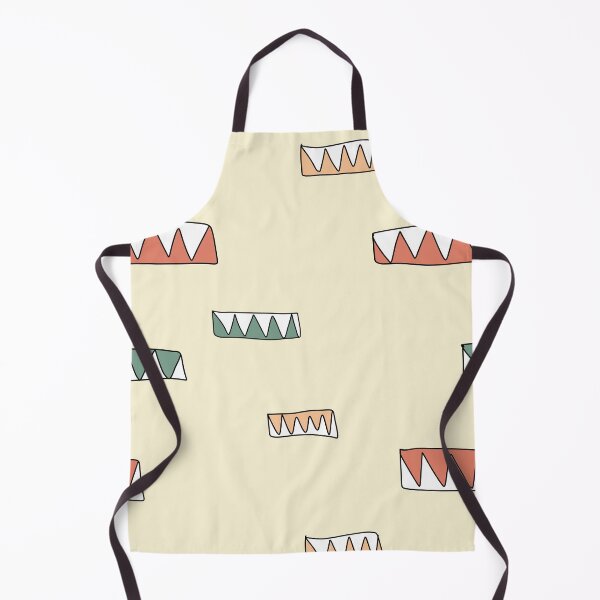 Item preview, Horizontal triangle kid fun beige geometry pattern designed and sold by Yana Mustafina | Boho Soulful Designs.