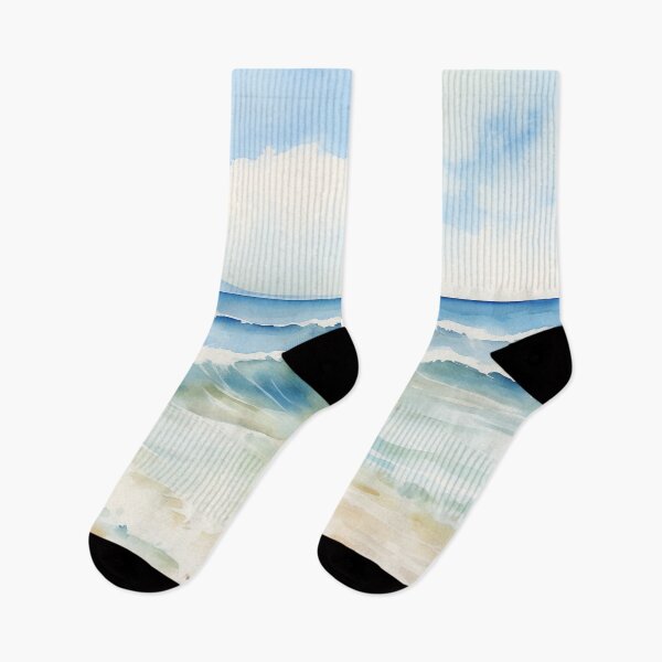 Item preview, Ocean waves beach watercolor #4 designed and sold by NatureSight.