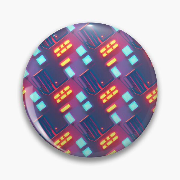 Item preview, High-Tech Processor | Cyberpunk Future | Abstract Art Print designed and sold by SobenArt.