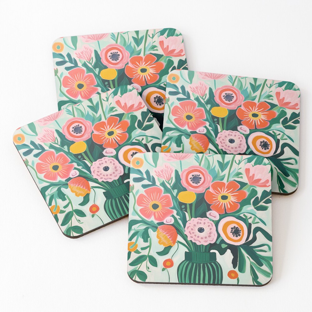 Item preview, Coasters (Set of 4) designed and sold by tropicaltee.