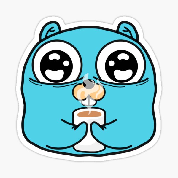 Item preview, Golang Gopher: Coding and Coffee designed and sold by buzz-inc.