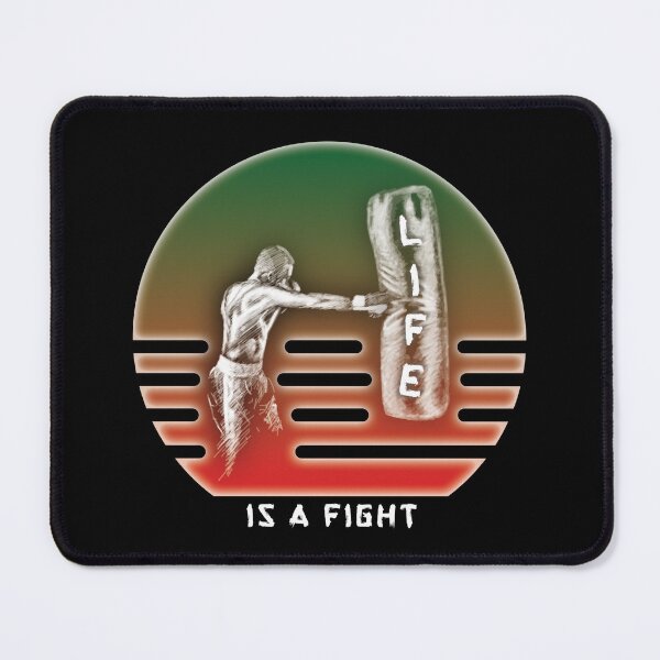Item preview, Life Is a Fight | Boxing Training Motivational Quote designed and sold by TMBTM.