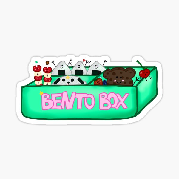 Kawaii Bento Box Sticker for Sale by OtakuAtWork