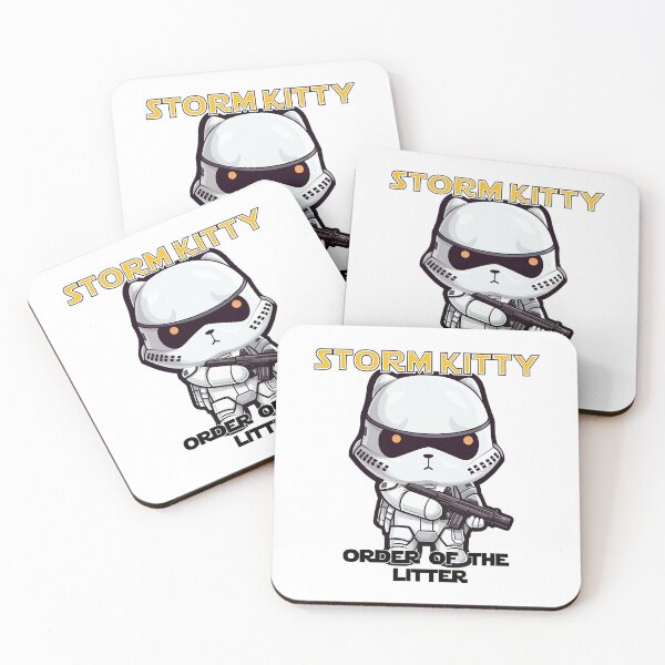 Item preview, Storm Kitty the Trooper (with text) designed and sold by PinotTeez.