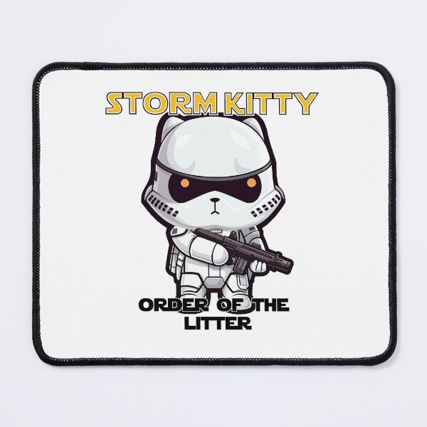 Item preview, Storm Kitty the Trooper (with text) designed and sold by PinotTeez.