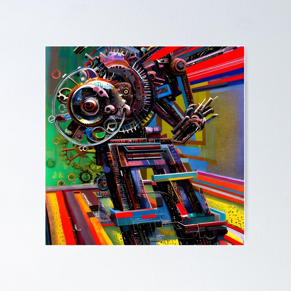 Item preview, Complex Clockwork Multi-coloured Abstract Vol 14 designed and sold by Artekinium.