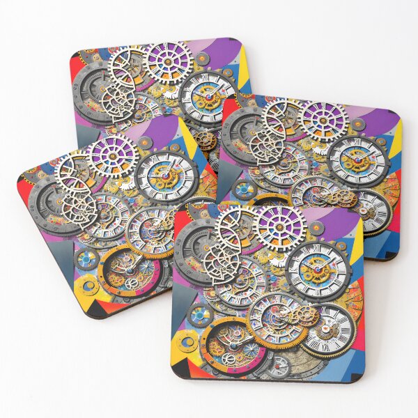 Item preview, Complex Clockwork Multi-coloured Abstract Vol 15 designed and sold by Artekinium.