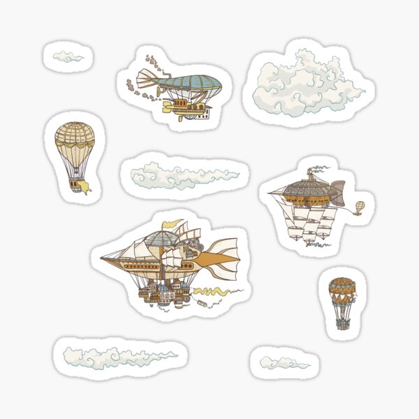 Item preview, Steampunk Airships designed and sold by lurepeating.