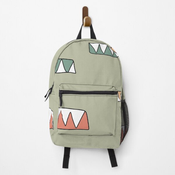 Item preview, Horizontal triangle kid fun green geometry pattern designed and sold by Yana Mustafina | Boho Soulful Designs.