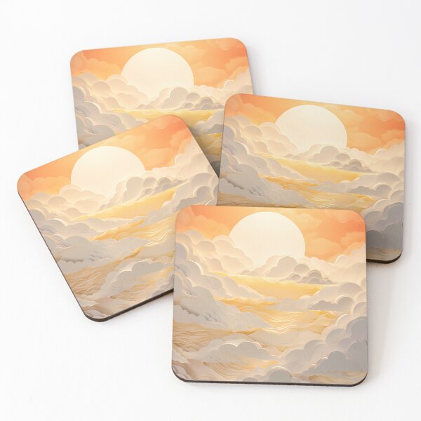Item preview,  Layered paper clouds and sunshine designed and sold by tropicaltee.