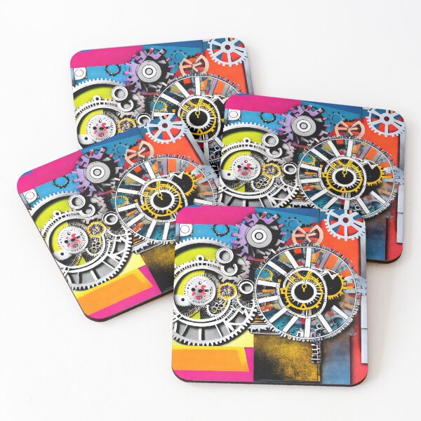 Item preview, Complex Clockwork Multi-coloured Abstract Vol 18 designed and sold by Artekinium.