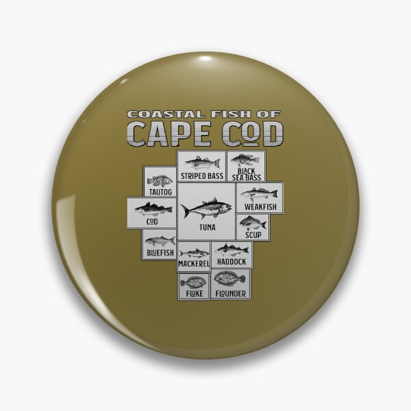 Artikelvorschau, Cape Cod Fishing Souvenir Küstenfisch von Cape Cod entworfen und verkauft von pclqngfov47.