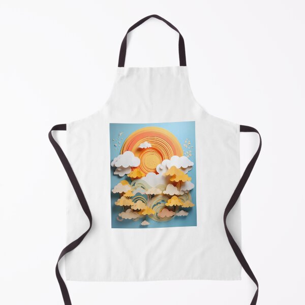 Item preview,  Layered paper clouds and sunshine designed and sold by tropicaltee.