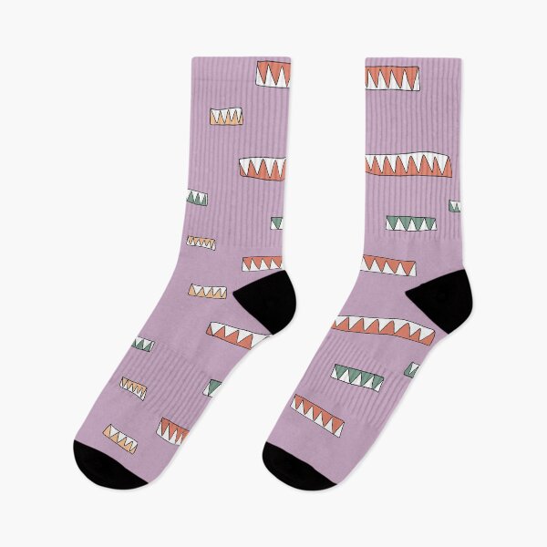 Item preview, Horizontal triangle kid a purple geometry pattern designed and sold by Yana Mustafina | Boho Soulful Designs.