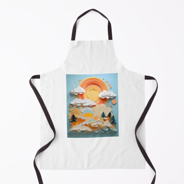 Item preview,  Layered paper clouds and sunshine designed and sold by tropicaltee.