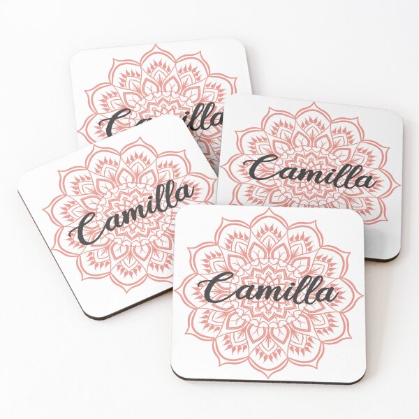 Item preview, Burnt Coral Mandala Personalized Name - Camilla designed and sold by MysticMagpie.