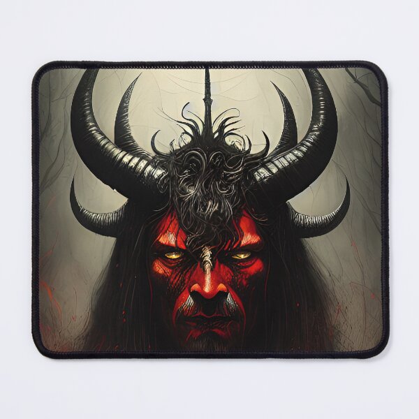 Item preview, Multi-Horned Angry Satan designed and sold by PlacidHinds.