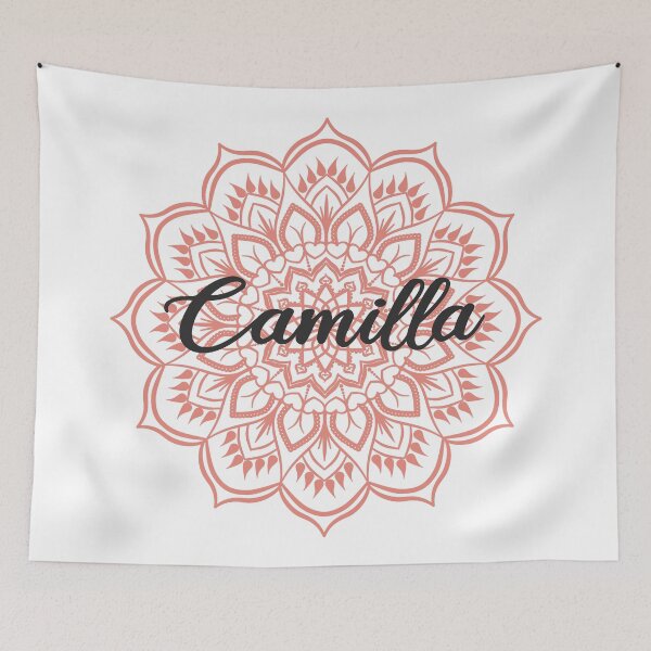 Item preview, Burnt Coral Mandala Personalized Name - Camilla designed and sold by MysticMagpie.
