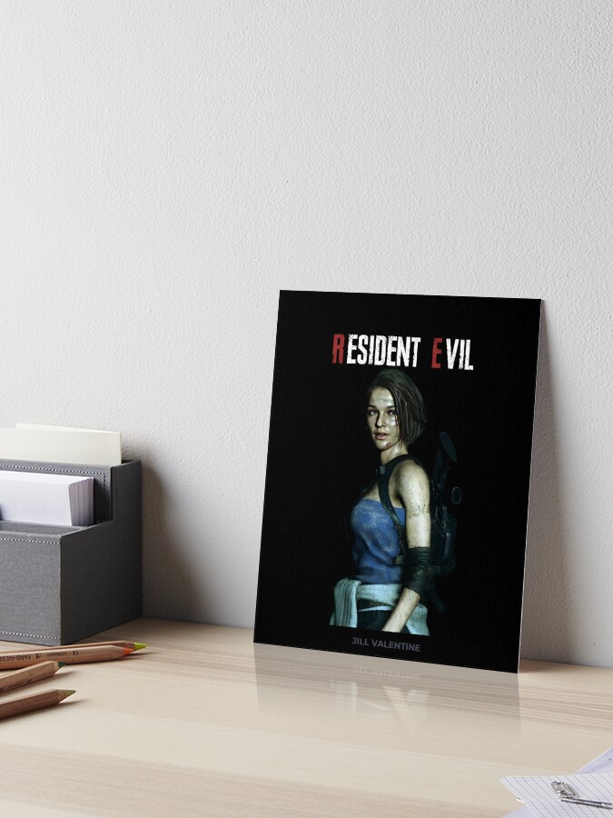 Jill Valentine Resident Evil 3 remake Art Board Print for Sale by