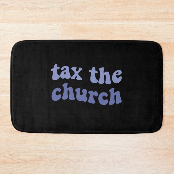 Item preview, Tax the Church | Cute Atheist Blue Quote Atheism Secularism designed and sold by emcazalet.