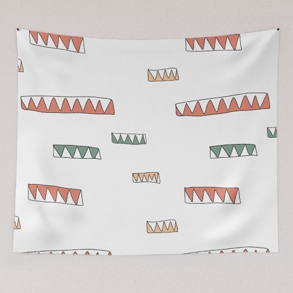 Item preview, Horizontal triangle kid a simple geometry pattern designed and sold by Yana Mustafina | Boho Soulful Designs.