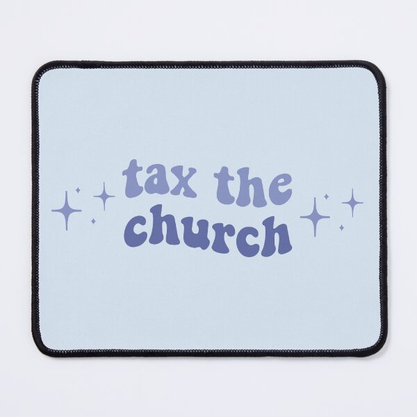 Item preview, Tax the Church | Cute Atheist Blue Quote Atheism Secularism Sparkles designed and sold by emcazalet.