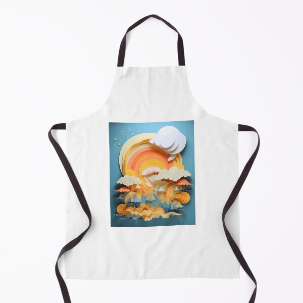 Item preview,  Layered paper clouds and sunshine designed and sold by tropicaltee.