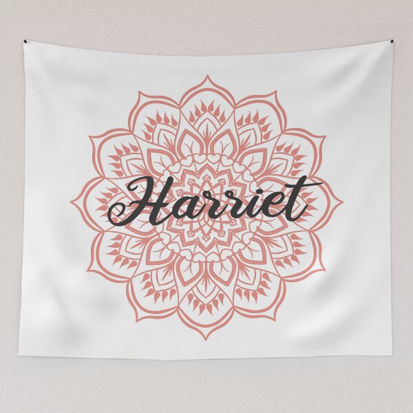 Item preview, Burnt Coral Mandala Personalized Name - Harriet designed and sold by MysticMagpie.